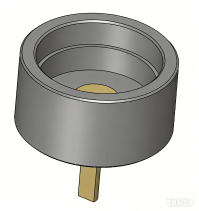 Button battery test fixture (sealed version)