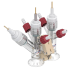 Small-volume H-type membrane-replaceable electrolytic cell (relatively sealed)