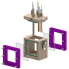 Square Quartz Electrochemical Cell (Hermetic Sealed)