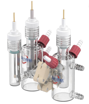 Small-Volume 3H-Type Membrane-Replaceable Electrolytic Cell