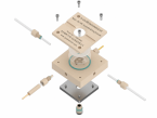 In-situ XRD Spectroelectrochemical Cell