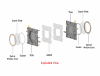 Visualizable MEA Electrolysis Cell